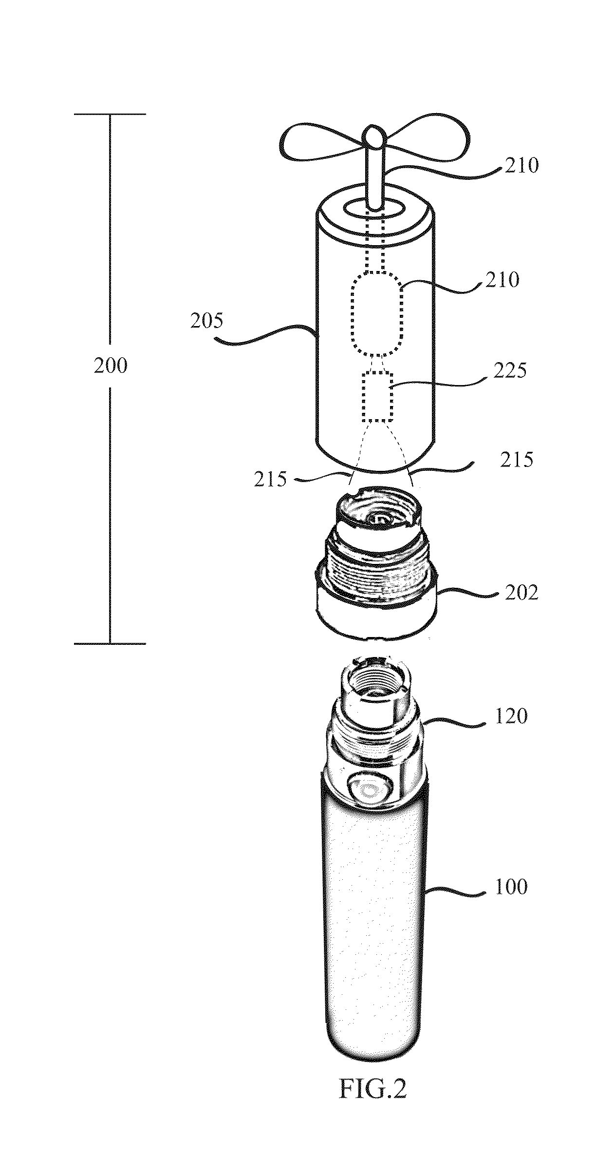 Electronic cigarette battery utility attachment system and method