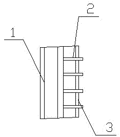 Material loosening rake of bridge type scraper reclaimer