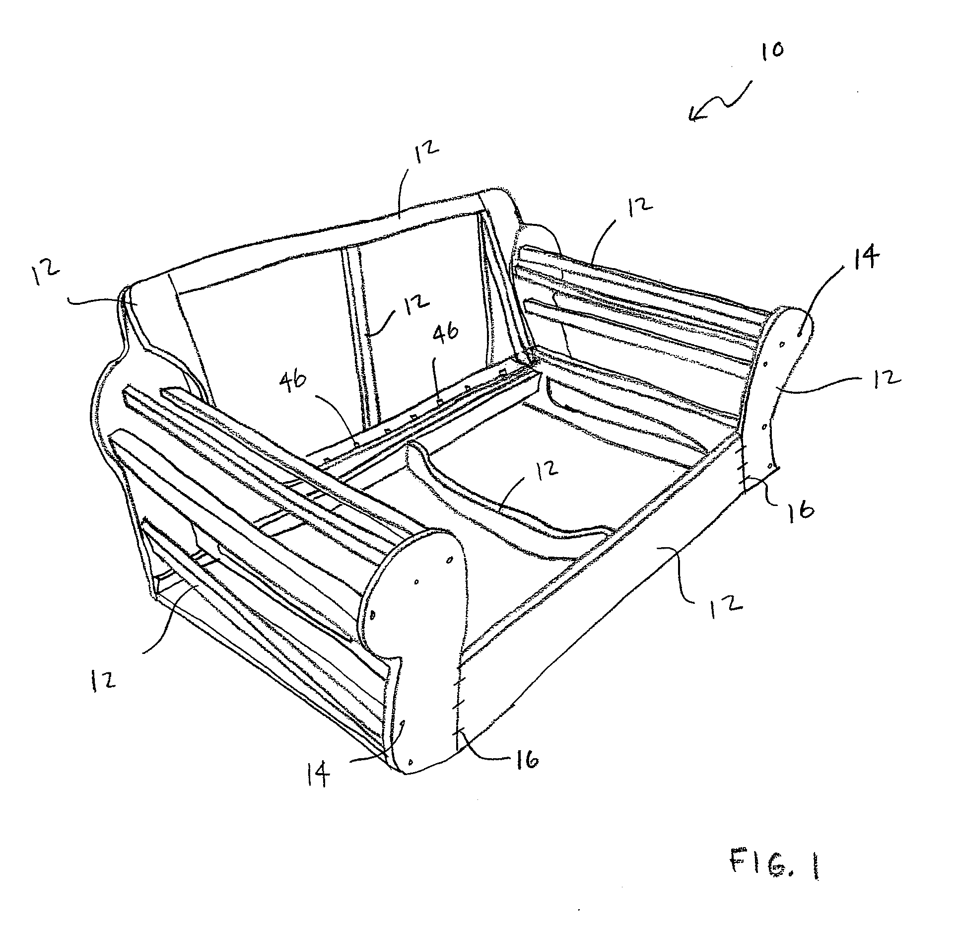 Cart and method for furniture manufacture