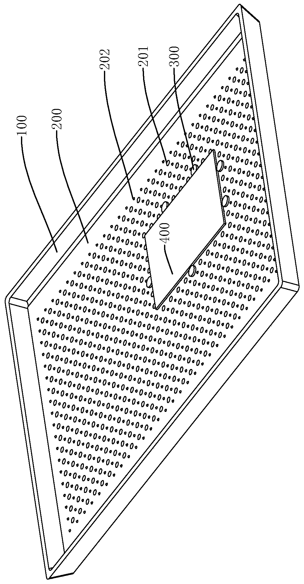 Anti-slip fixing tray