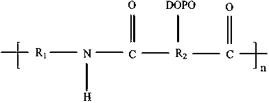 A kind of phosphorus-containing phenanthrene polyamide flame retardant and its preparation and application