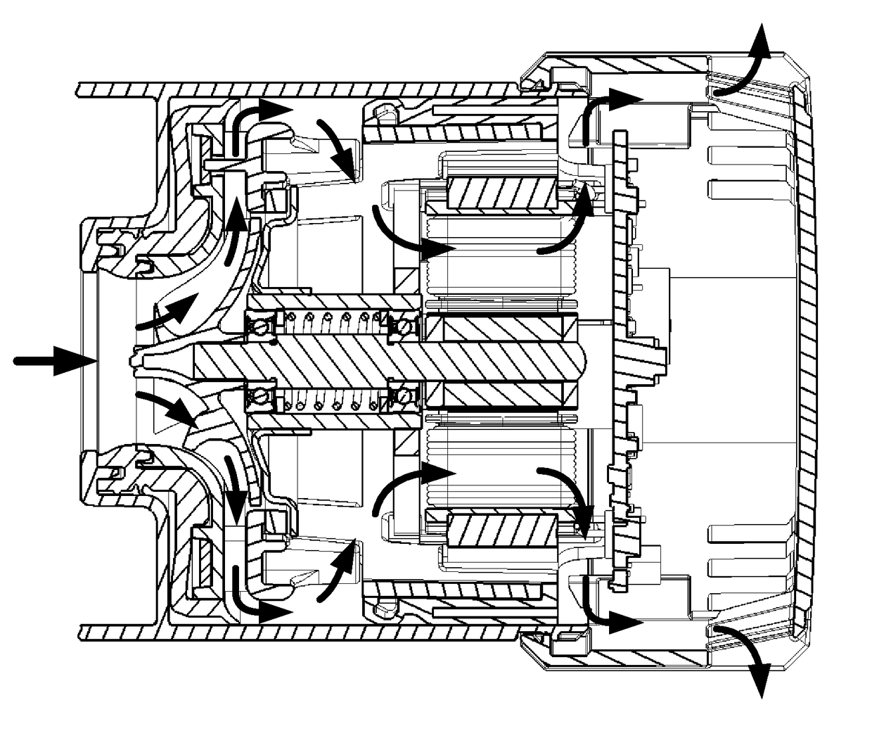 Compressor flow path