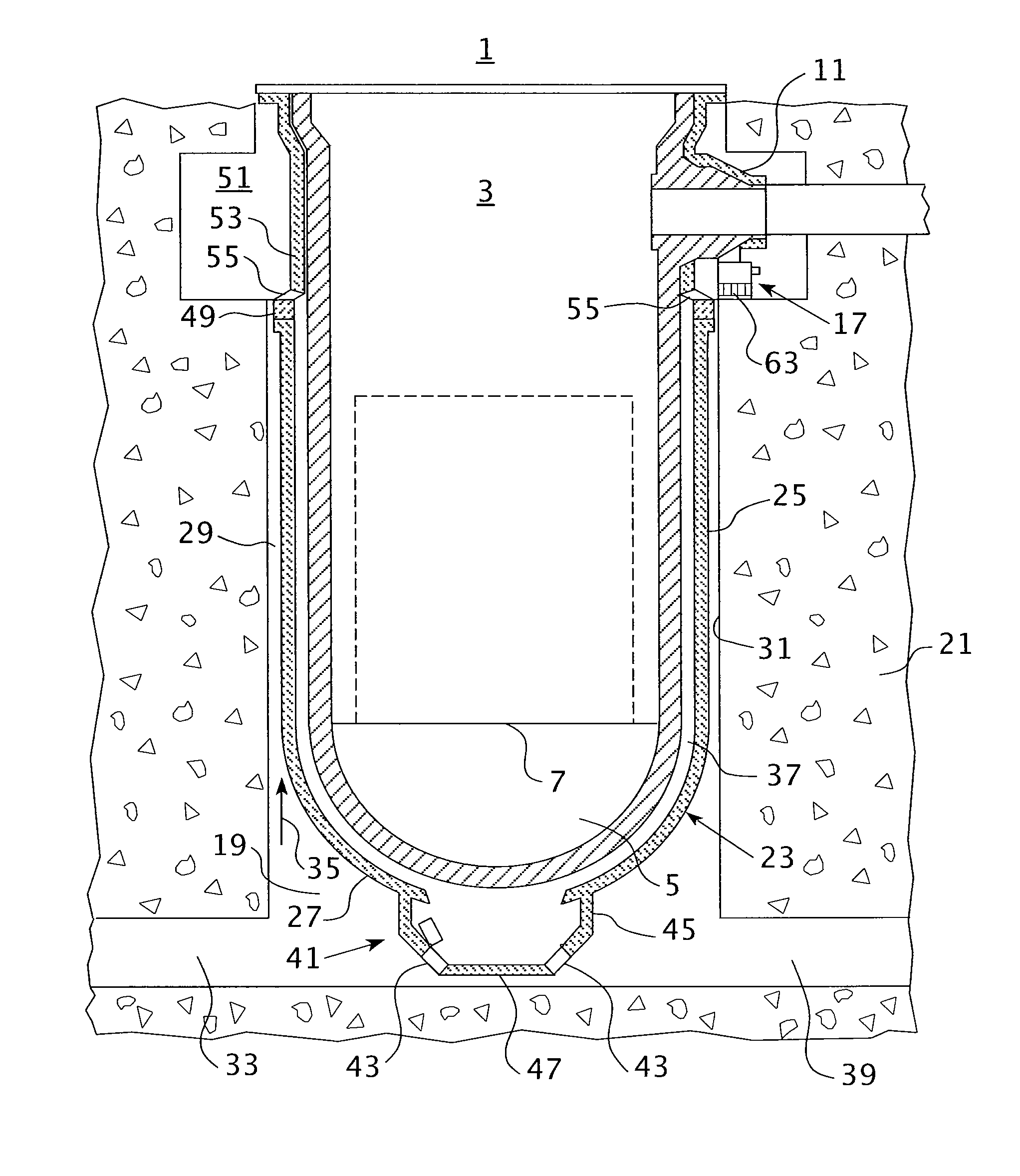Nuclear reactor vessel fuel thermal insulating barrier