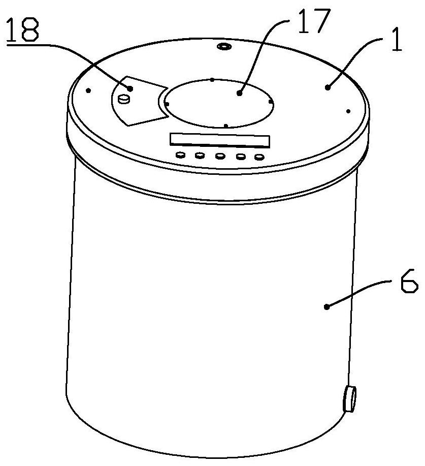Washing mechanism of wash bucket