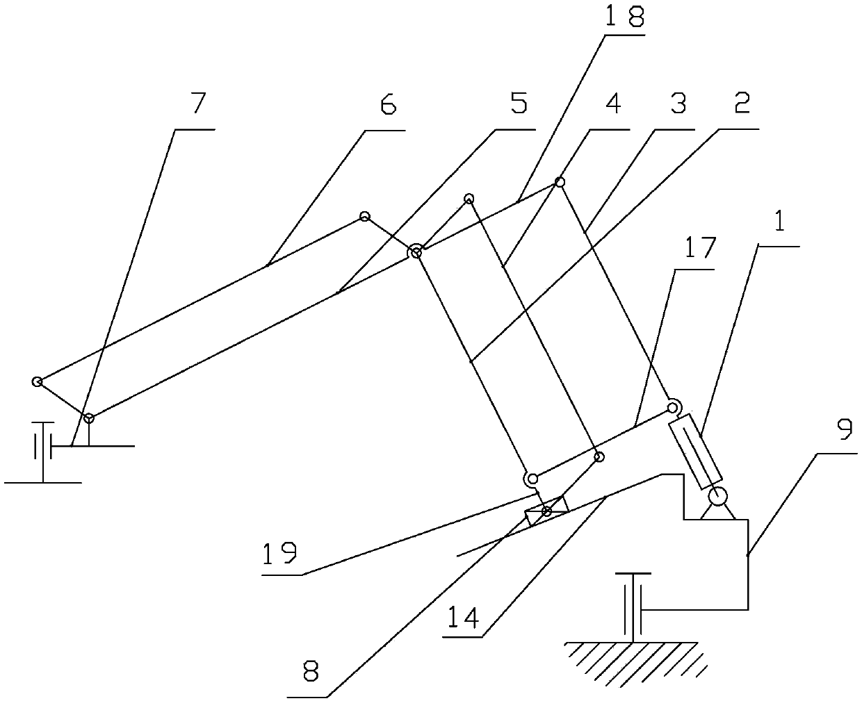 Robot palletizer for carrying