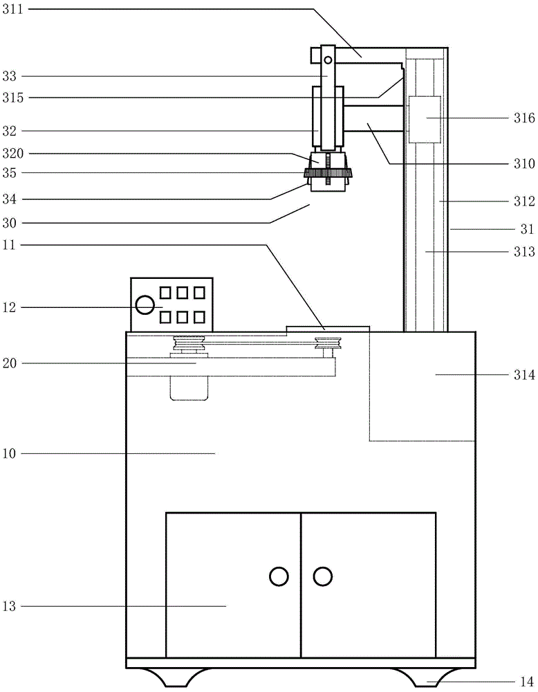 A lifting type plastic bottle cutting machine