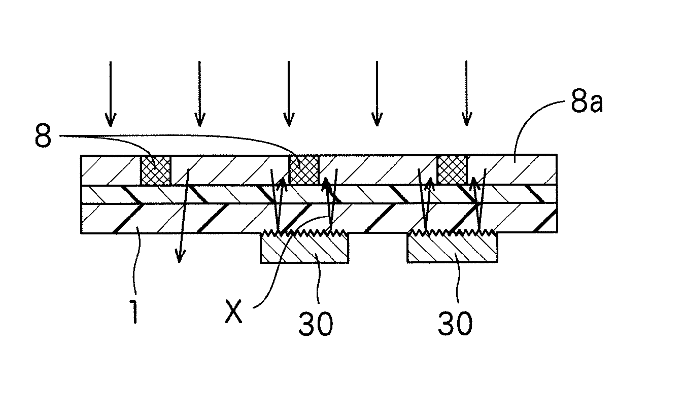 Opto-electric hybrid board, and production method therefor
