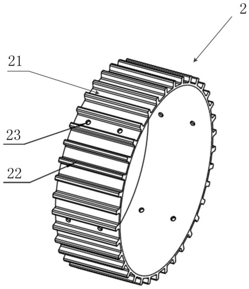 Active heat dissipation joint and bionic robot including the heat dissipation joint