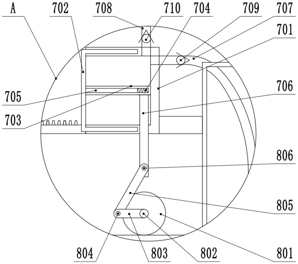 Goods transfer device for international logistics