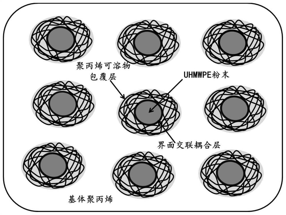 A kind of anti-tiger skin pattern polypropylene composite material for spray-free bottom guard plate and preparation method thereof