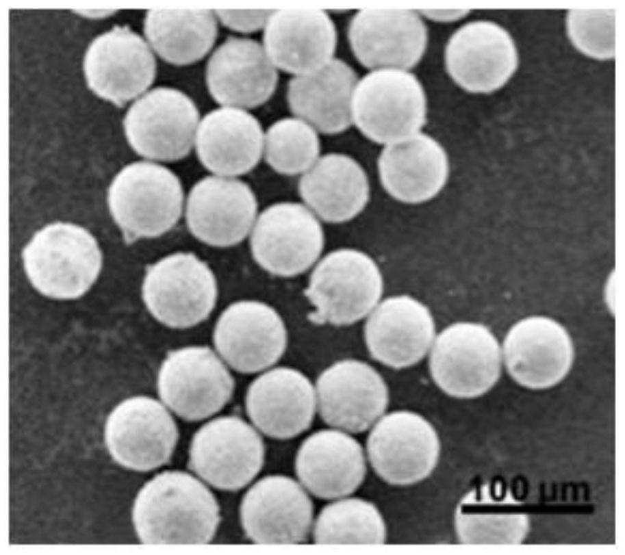 A kind of preparation method and application of mesoporous organosilica-coated ferric oxide embolism microspheres