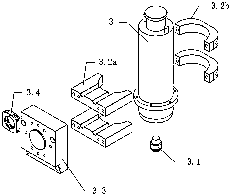 Mechanical arm device of bathtub machining system