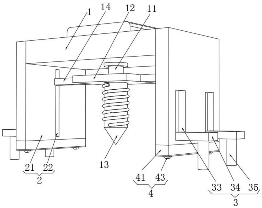 Drilling device for geotechnical engineering investigation and capable of accurately controlling drilling depth