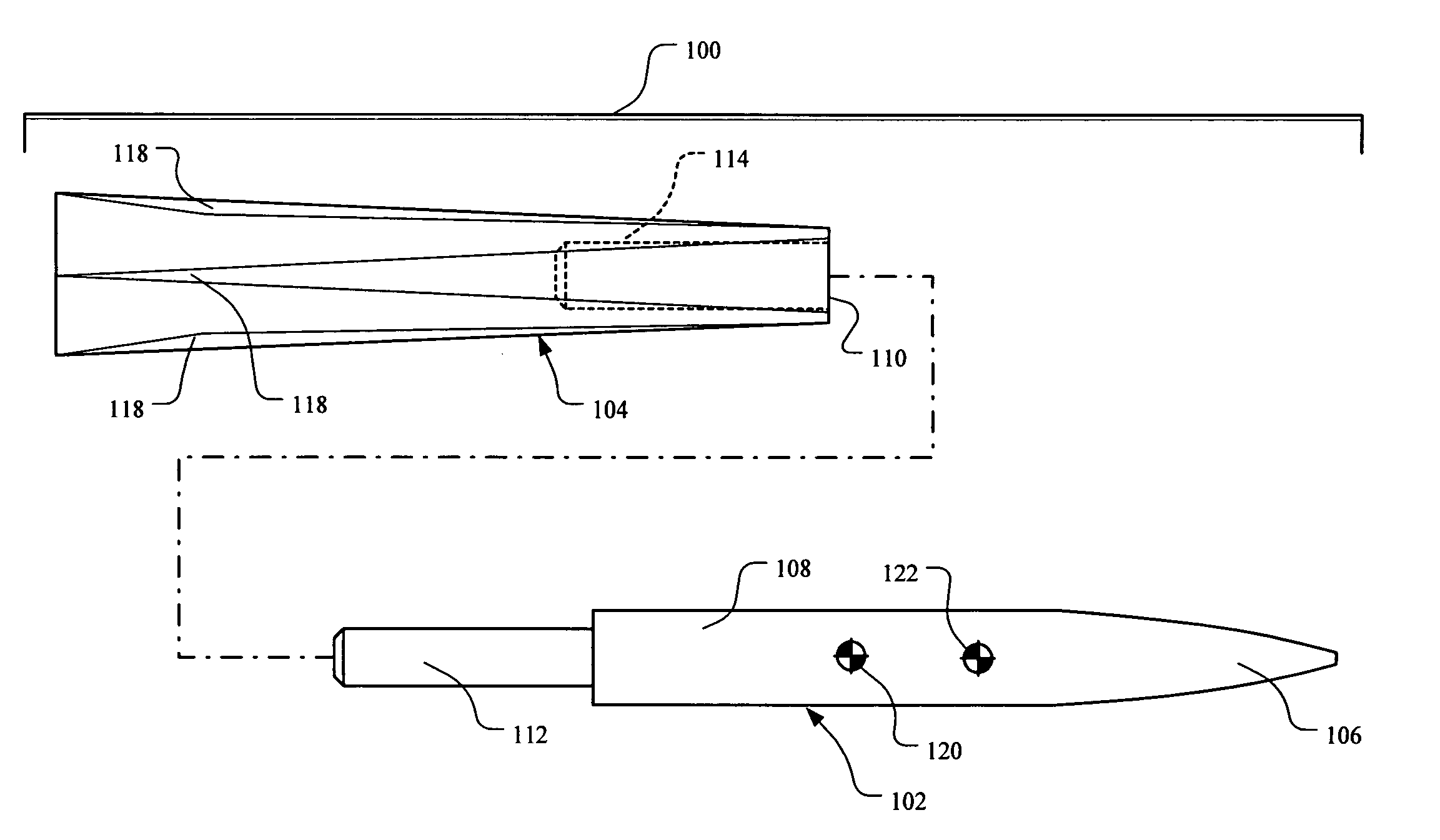 Penetrator and method of using same