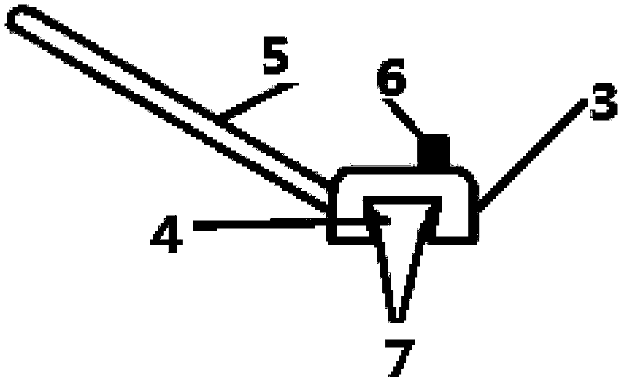 Electric heating handheld device for fire needle