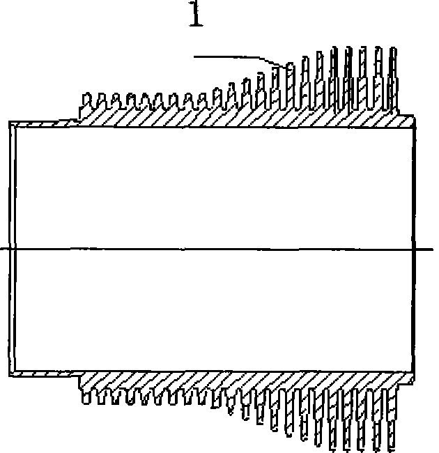 Casting method of air-cooled engine cylinder