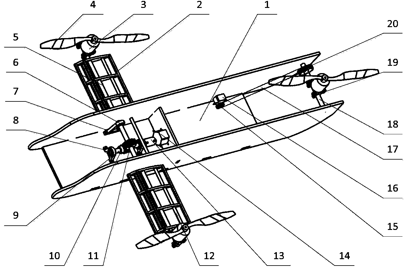 Tilt-three-rotor craft
