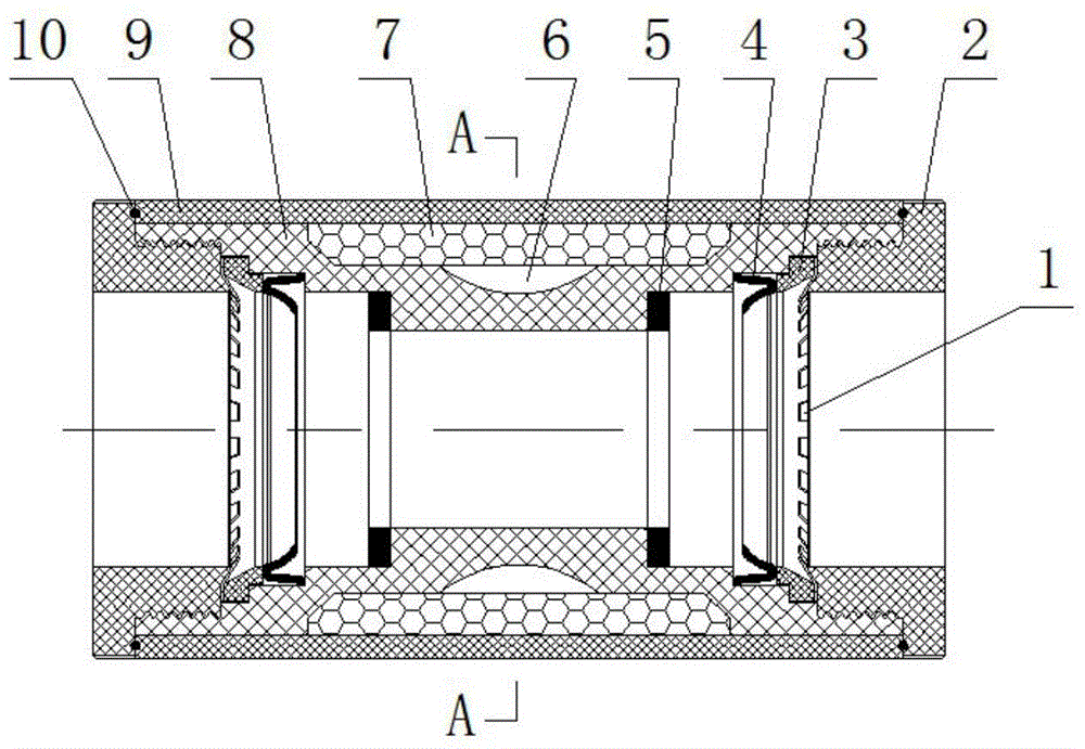 An insulated pipe joint