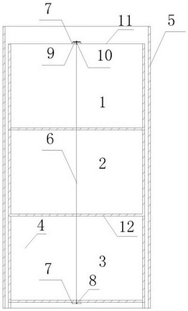 Constructed wetland blocking monitoring device, and preparation method and application thereof