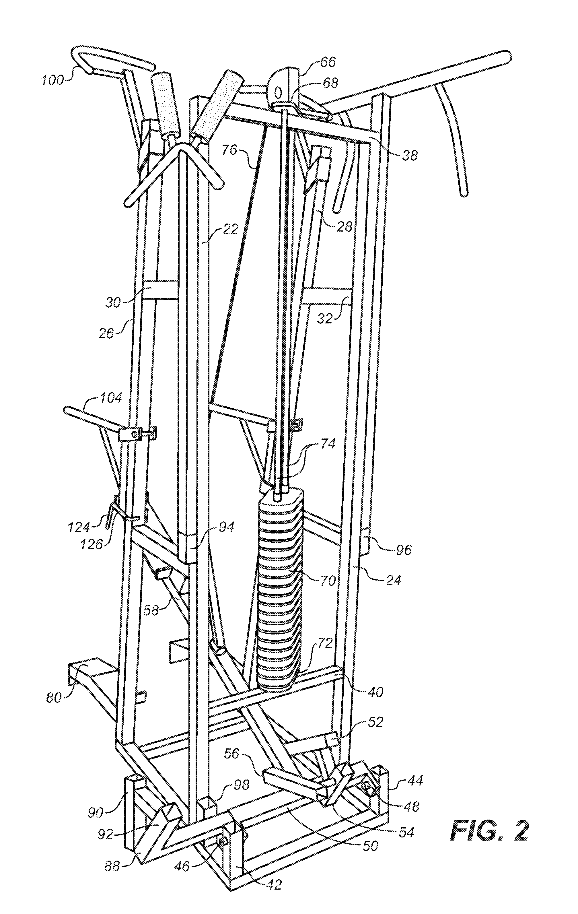 Multistation exercise apparatus