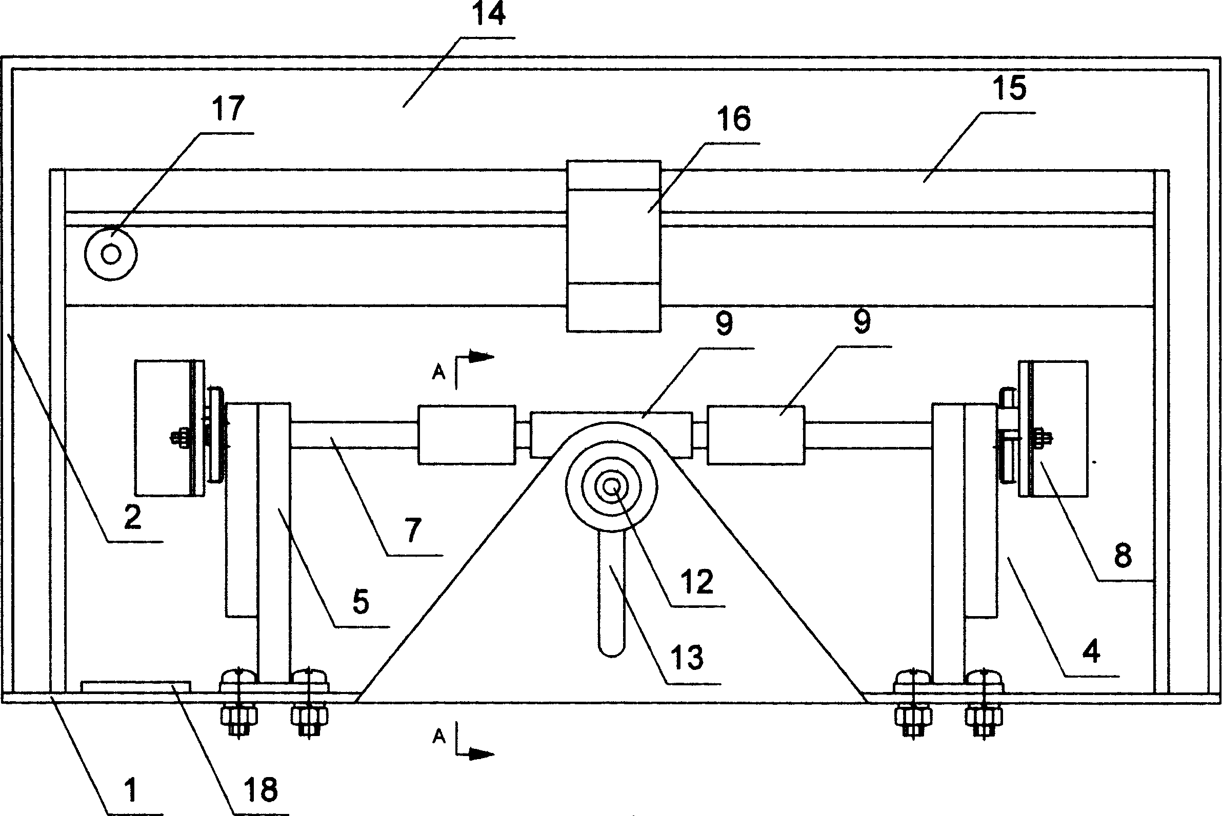 Device for printing picture-word on candle surface