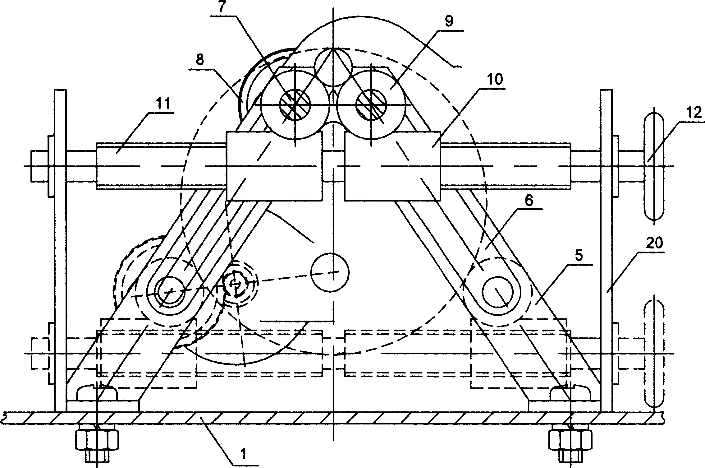 Device for printing picture-word on candle surface