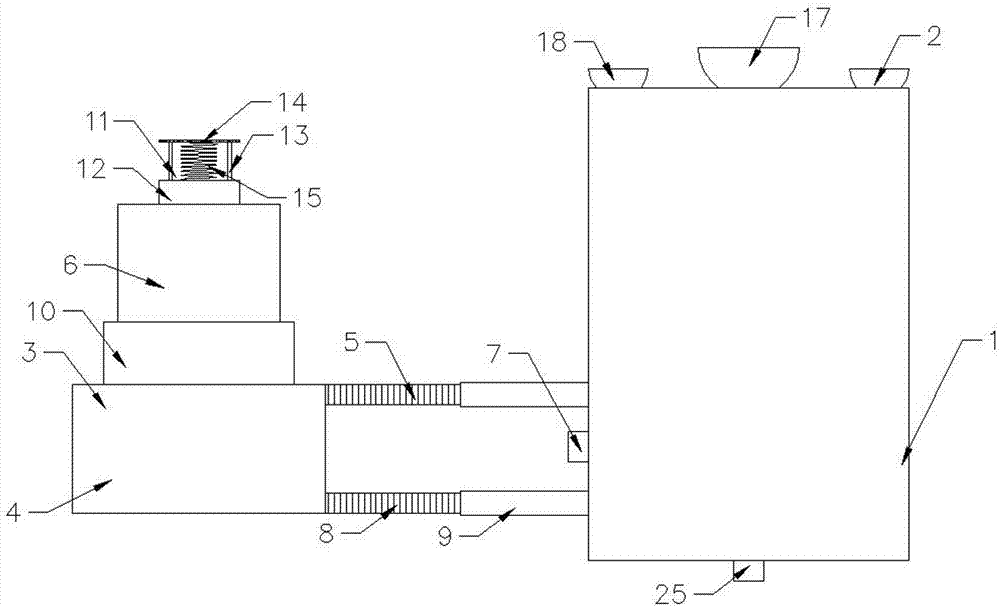 Conveniently absorbed switch auxiliary device