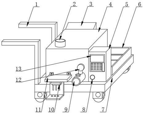 Agricultural soil irrigation and detection system capable of being controlled in real time