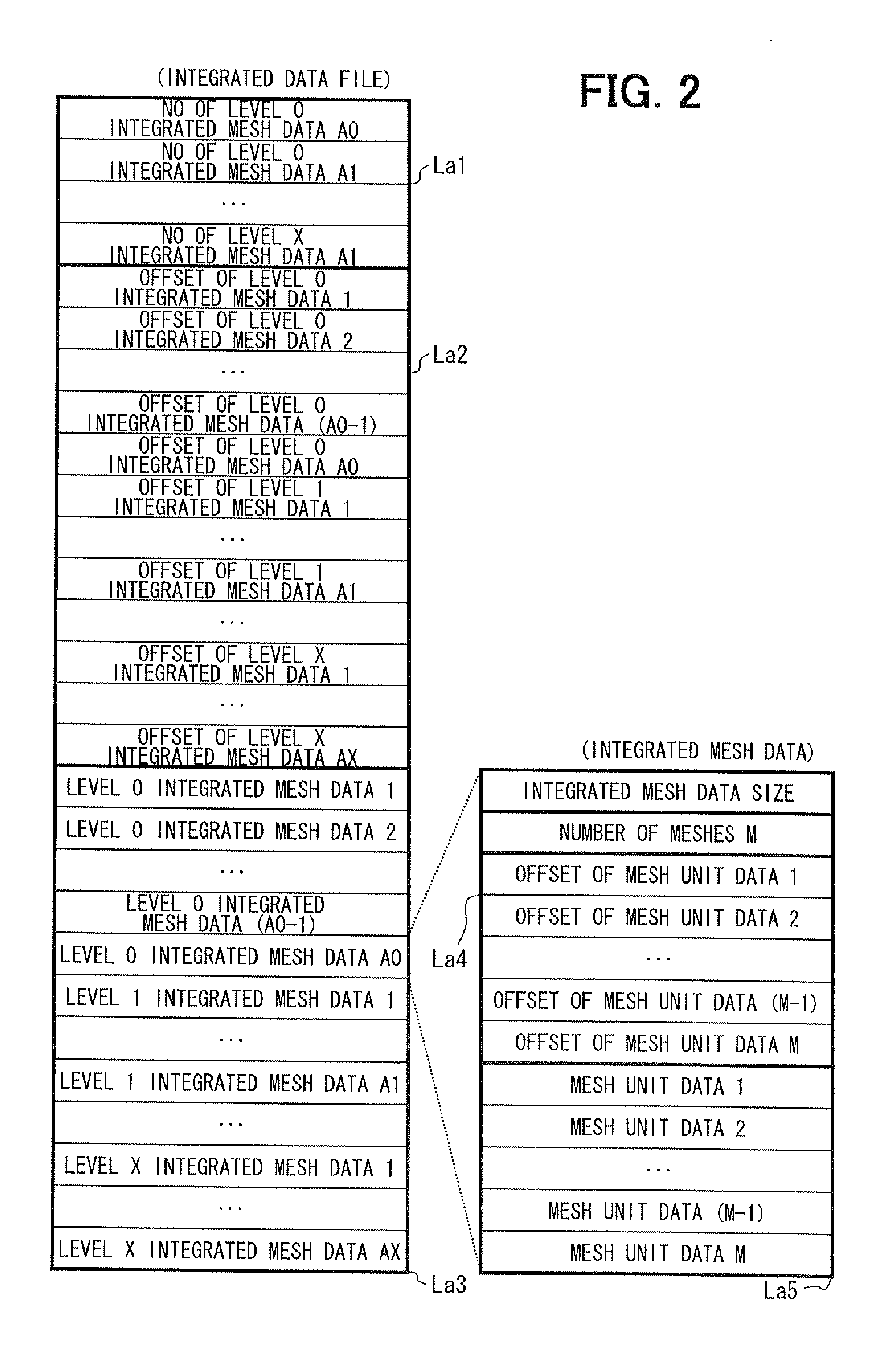 Method for creating map data and map data utilization apparatus