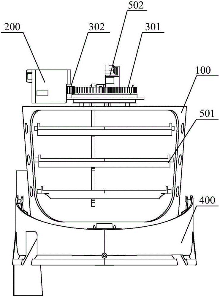 Air sweeping support and air conditioner