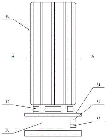 Barrel type radiation and convection heat exchanger and heat exchange treatment method thereof