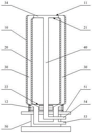 Barrel type radiation and convection heat exchanger and heat exchange treatment method thereof