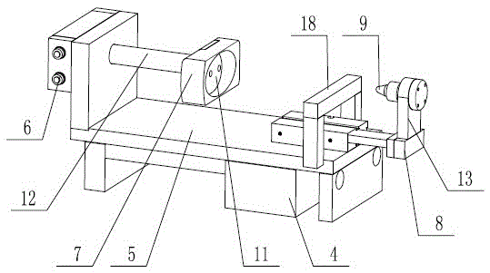 Special-shaped glass bottle double-sided trademark offset printing device