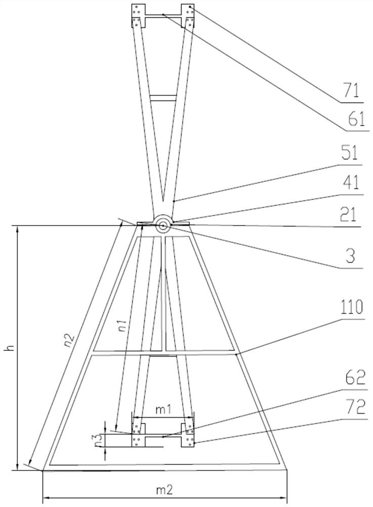 A symmetrical pendulum type micro-thrust measuring device