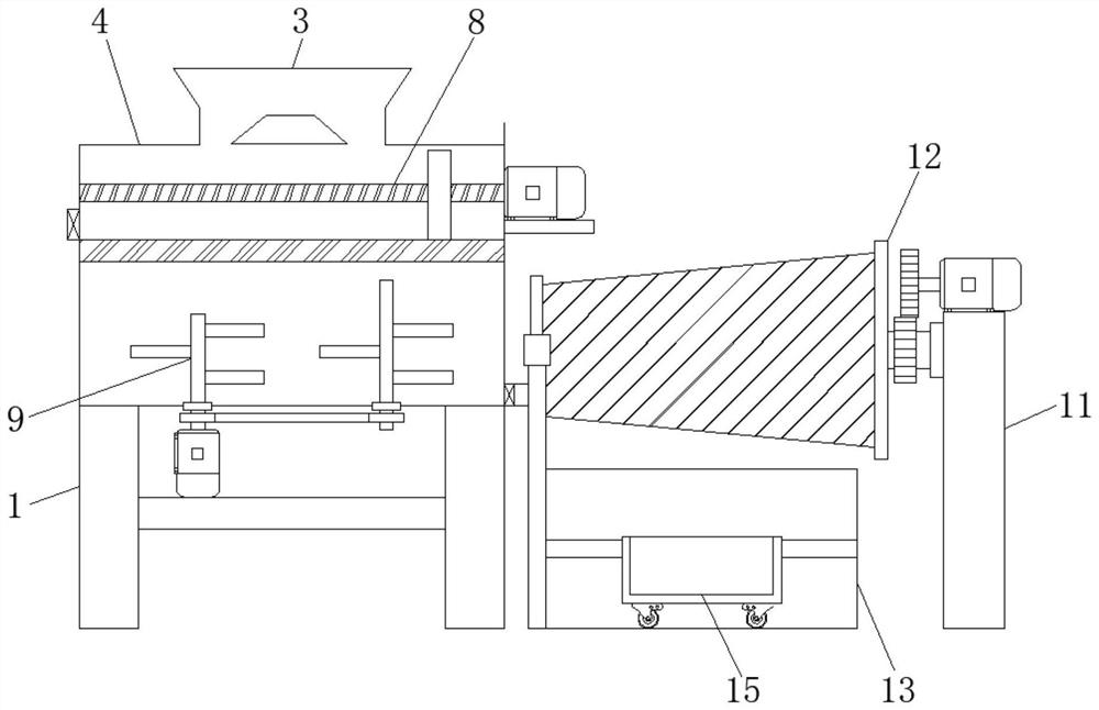 Silt separator with multilayer screening function for architectural engineering construction