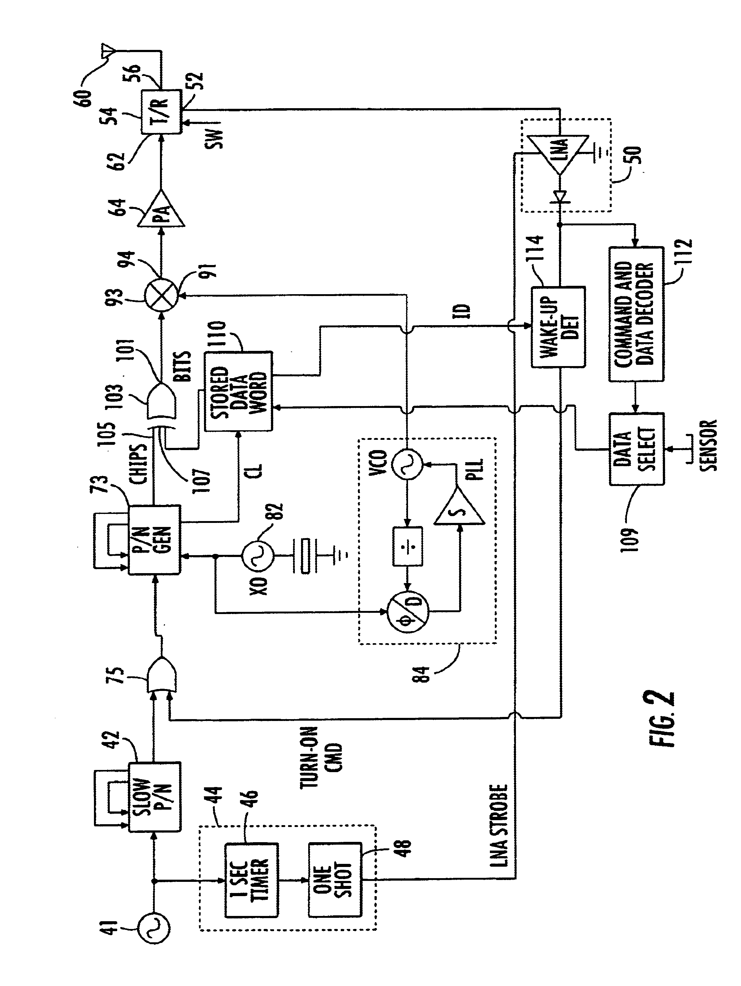 Geolocation system with controllable tags enabled by wireless communications to the tags