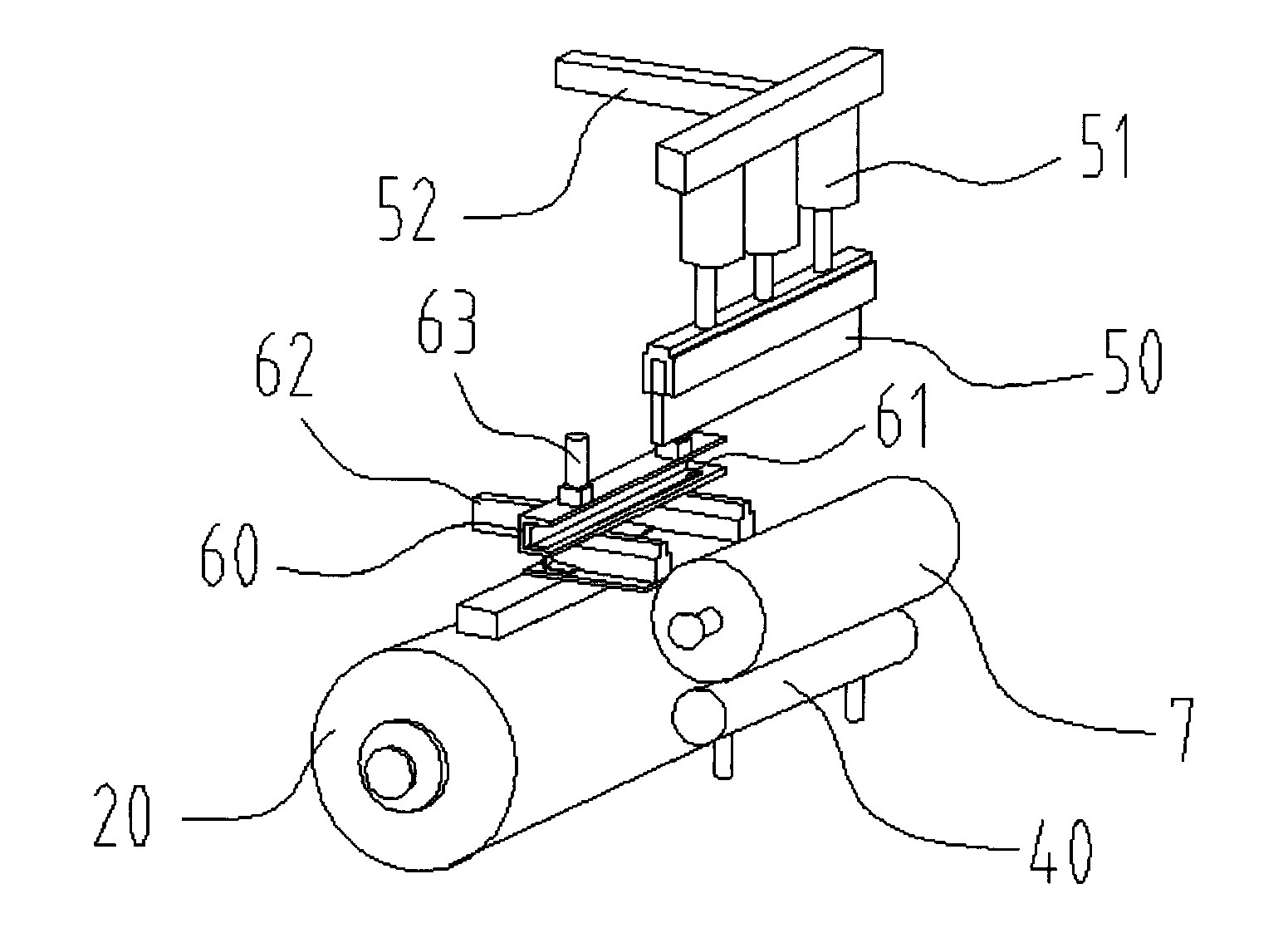 Automatic winding machine and winding method for roll type membrane element protective net