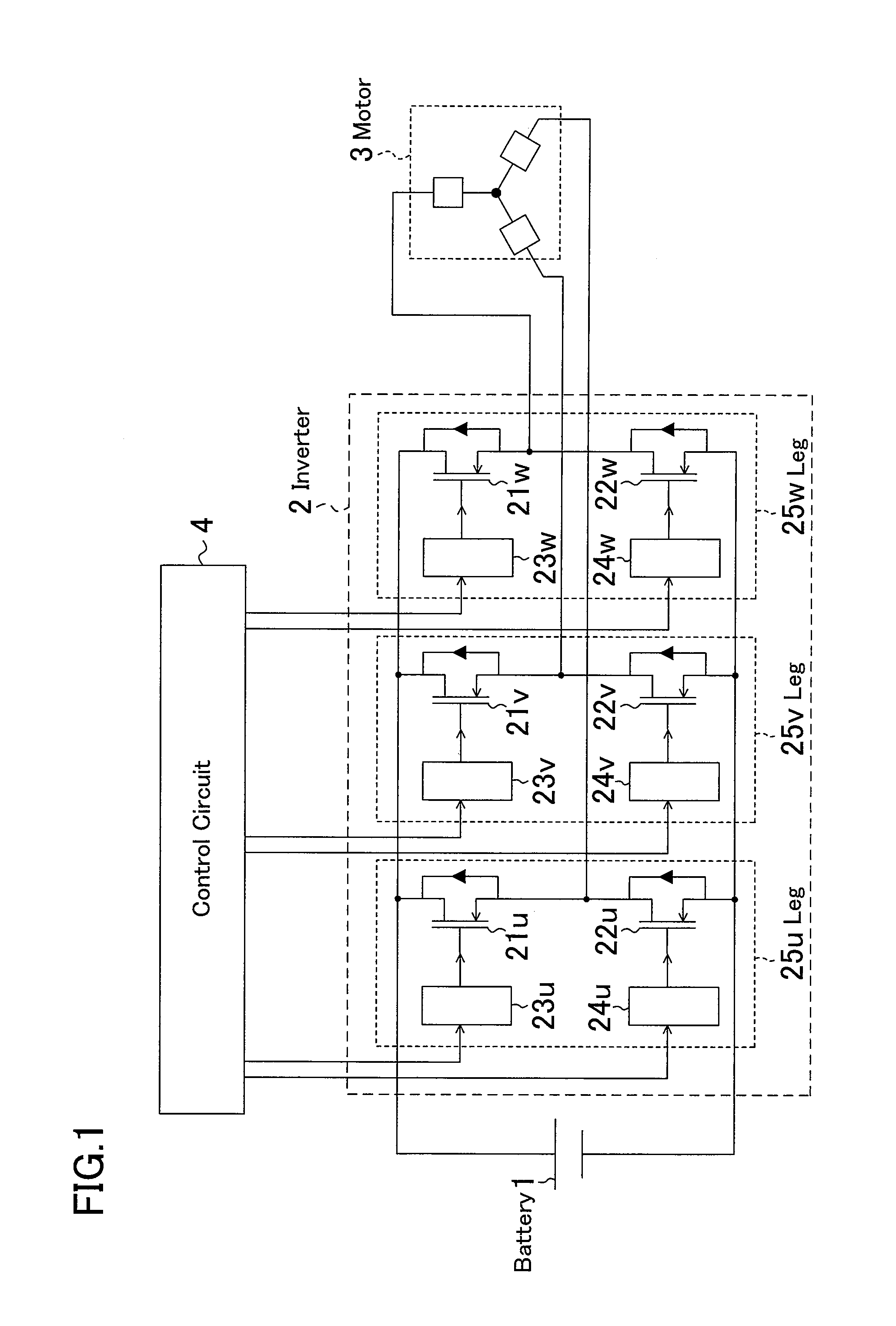 Power conversion circuit having off-voltage control circuit