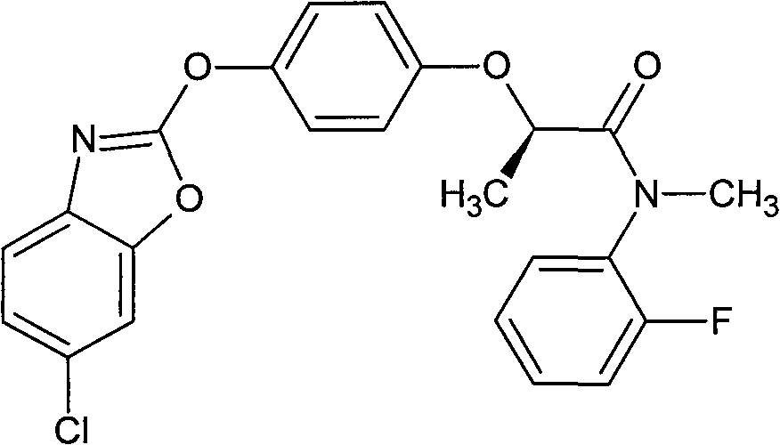 Herbicide composition including metamifop and cyclosulfamuron