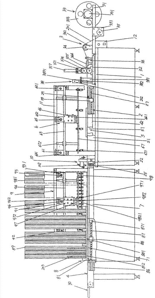 Automatic assembly device of heater PTC heating core