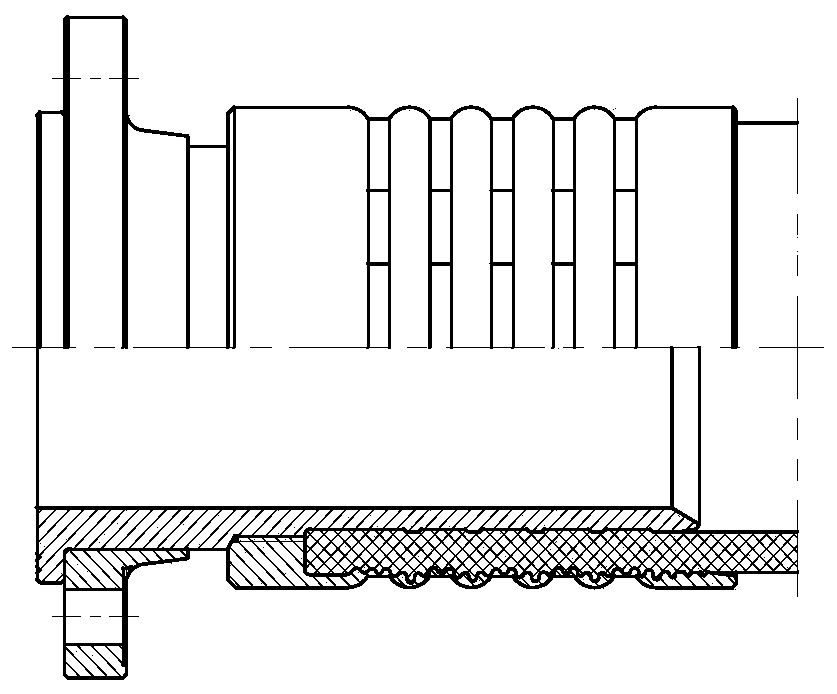 Fatigue-resistant impact-resistant pull-off-resistant bidirectional buckling and pressing joint