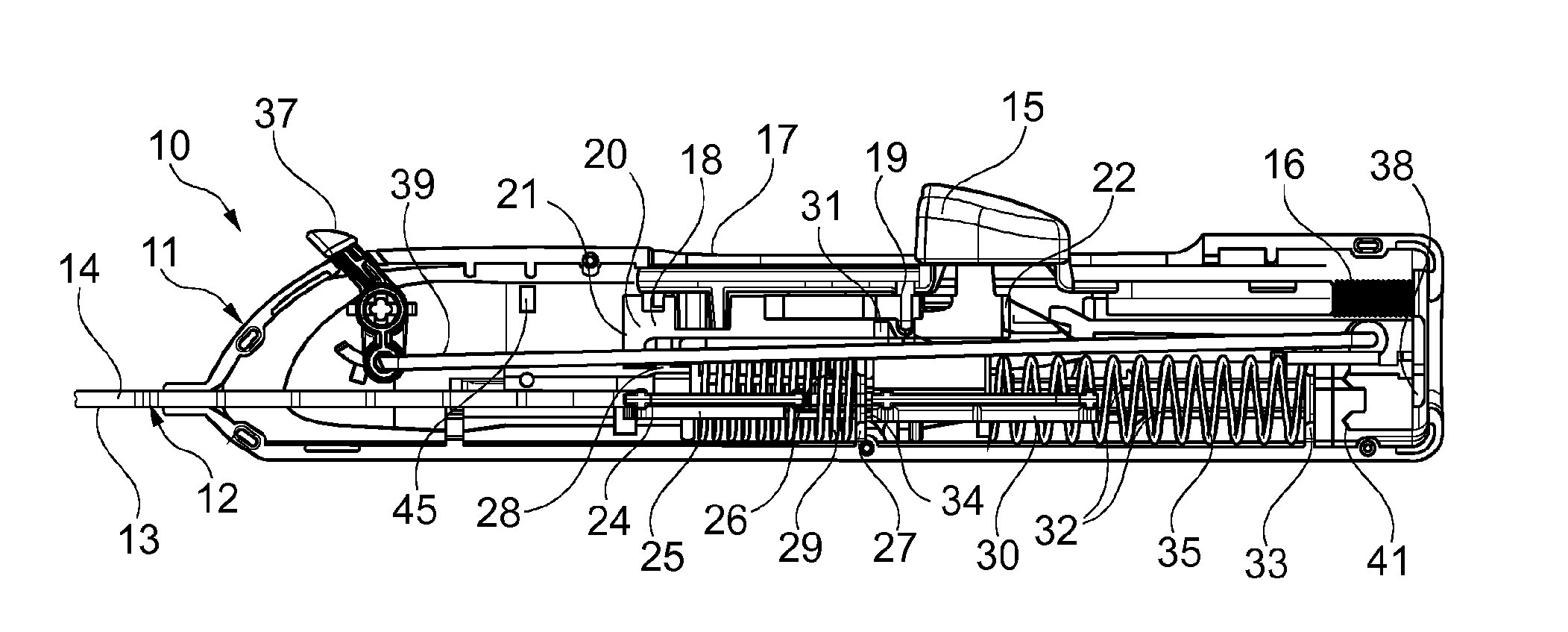 Device for taking at least one sample of tissue