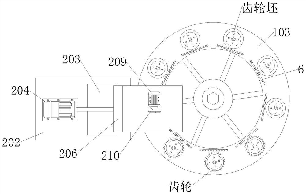 A digital intelligent control gear processing machine tool