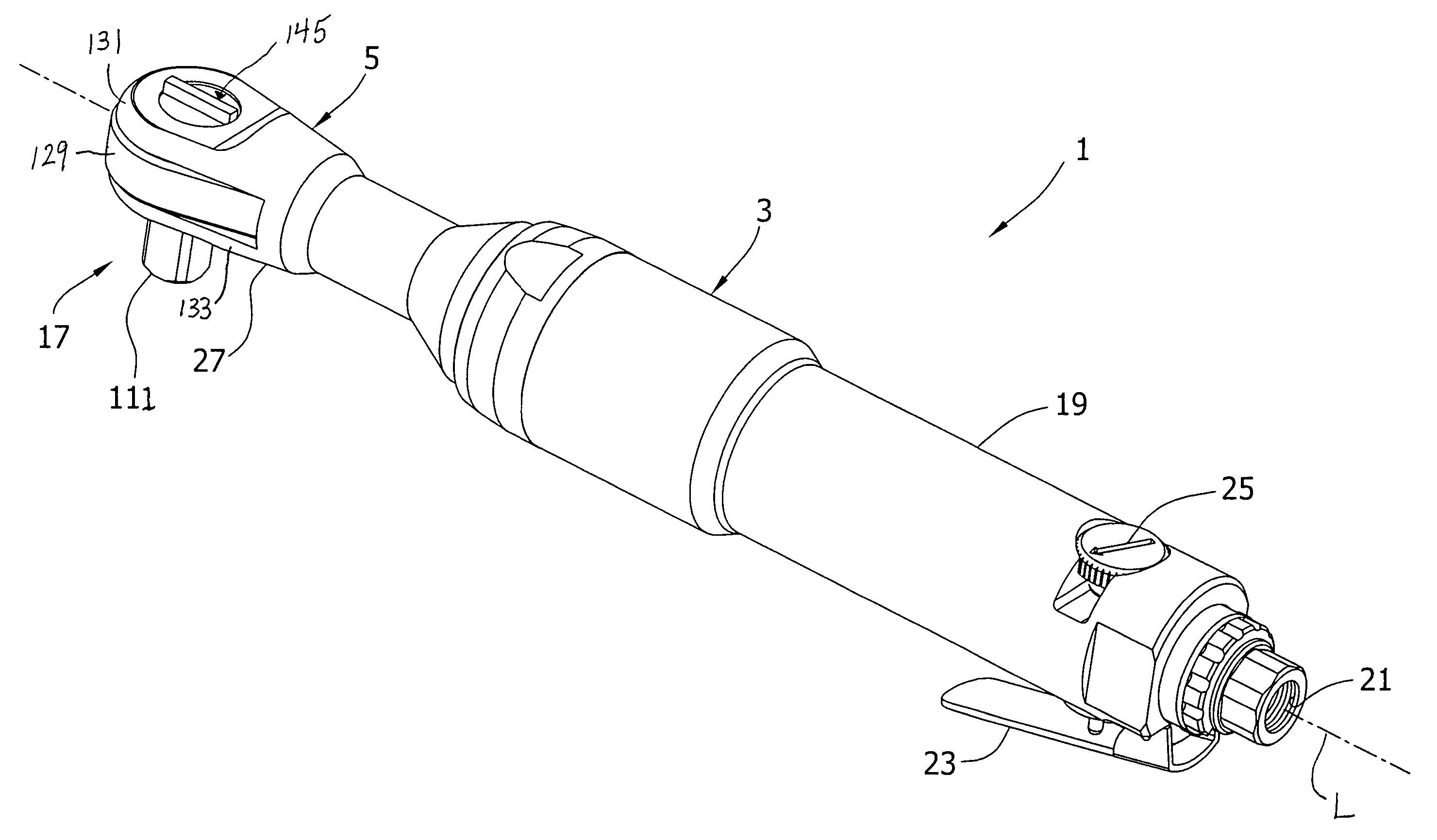 Hand tool with impact drive and speed reducing mechanism