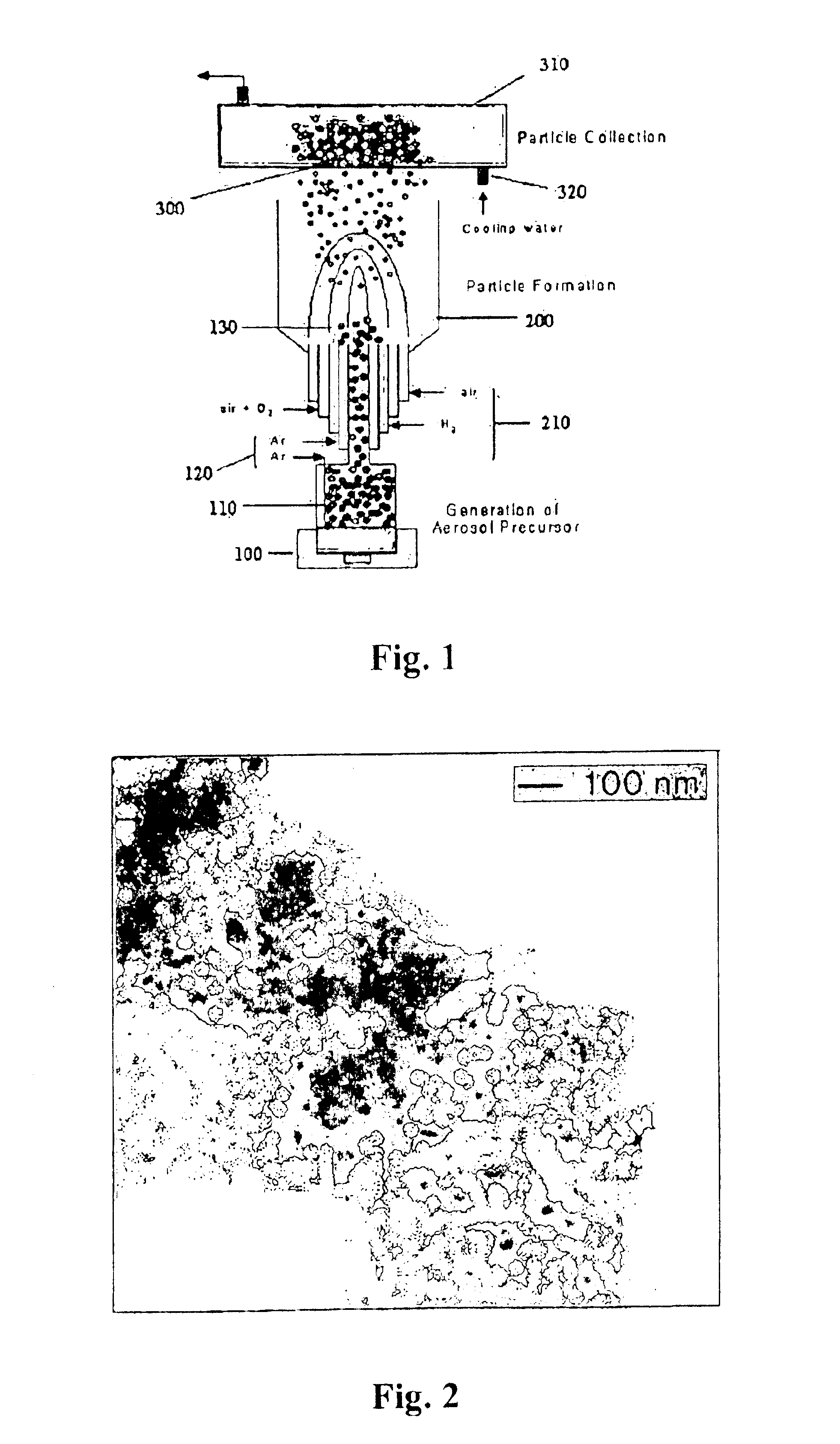 Method of manufacturing nano-sized lithium-cobalt oxides by flame spraying pyrolysis