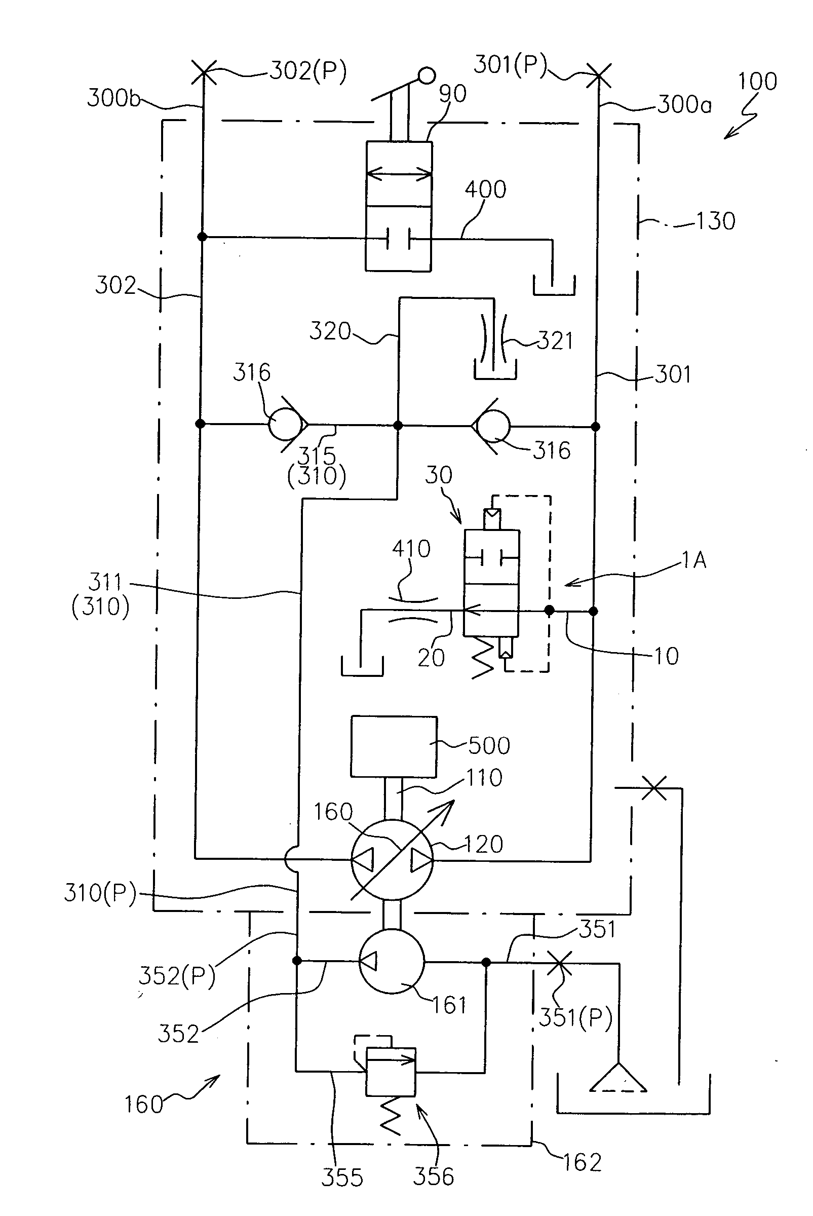 Neutral valve structure
