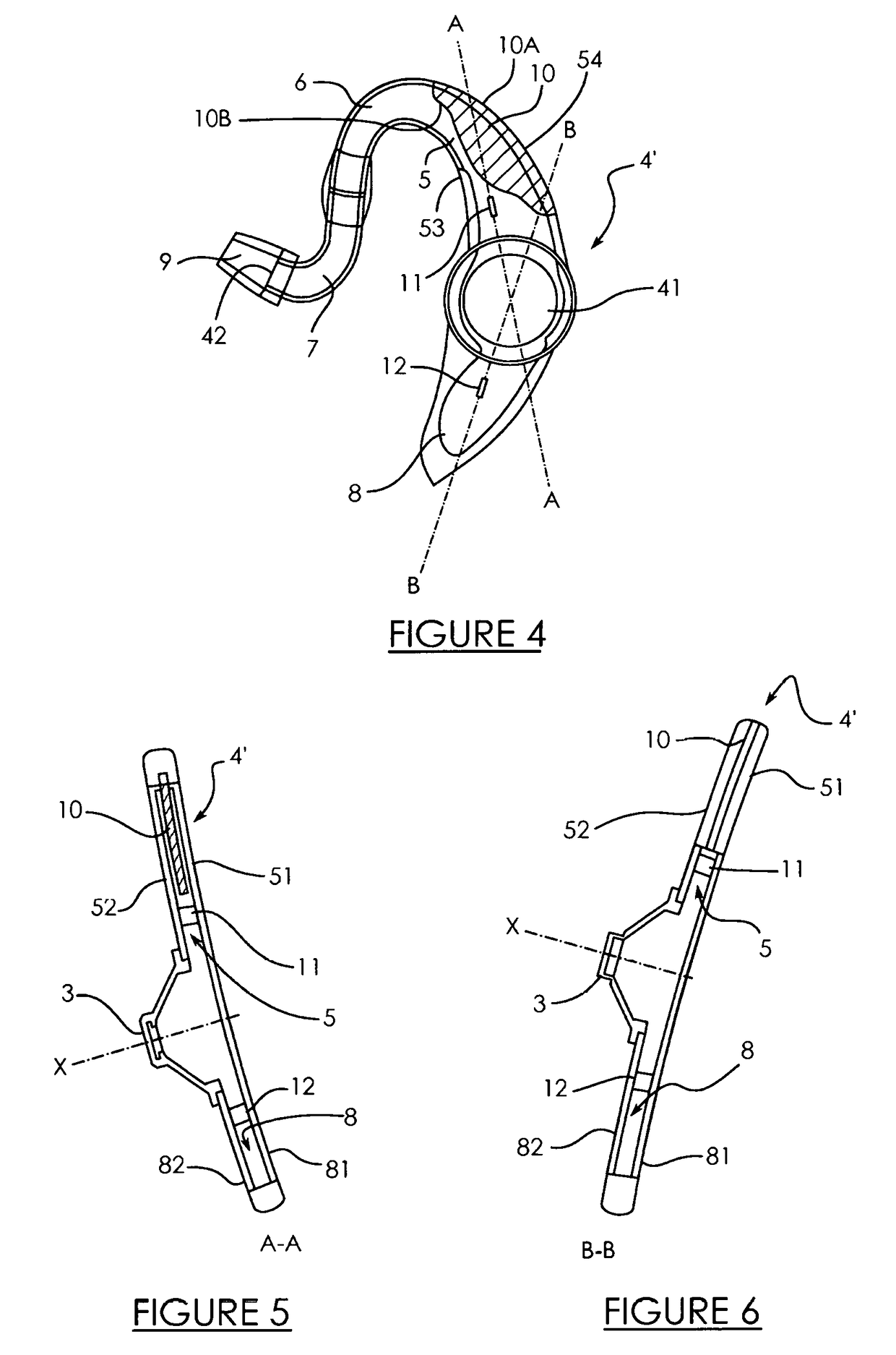 Device for transmitting sounds for intra-auricular earpiece and intra-auricular earpiece