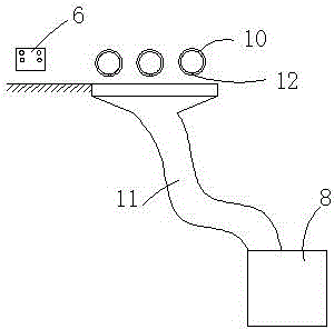 Automatic stamping equipment for internal shrinkage film material