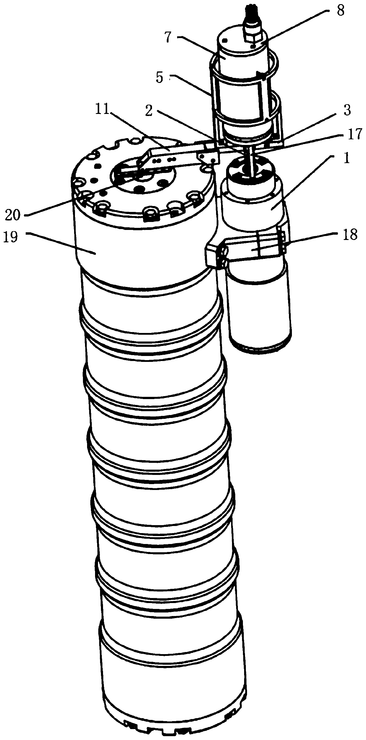 Underwater cleaning device