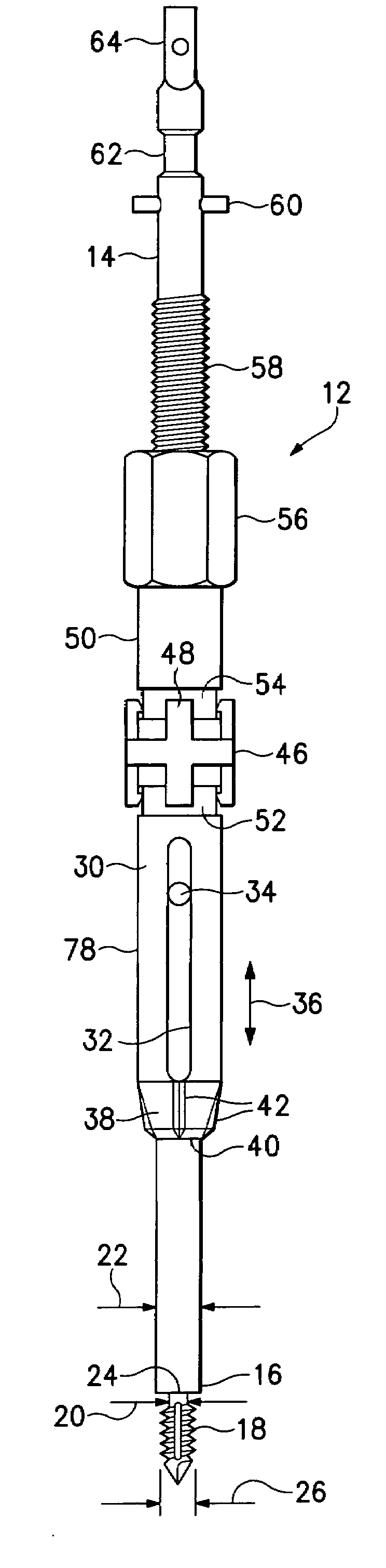 Device and method for mounting an object on a bone